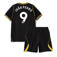 Camiseta Chelsea Joao Pedro #9 Segunda Equipación Replica 2026-27 para niños mangas cortas (+ Pantalones cortos)